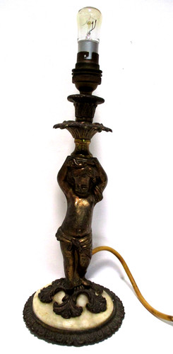 Vintage spelter pot - vintage,