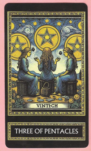 Three pentacles minor - pentacles,,