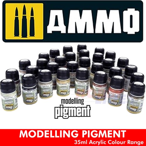 Ammo superfine pigments range - superfine,