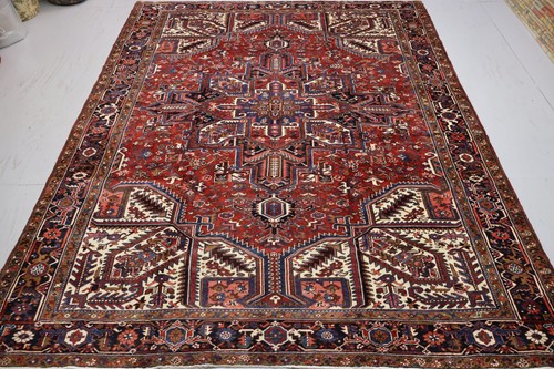 Persian heriz carpet - persian,