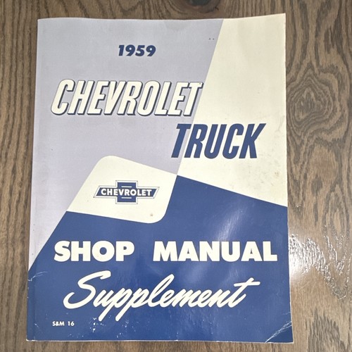 1959 chevrolet truck shop - 1959,