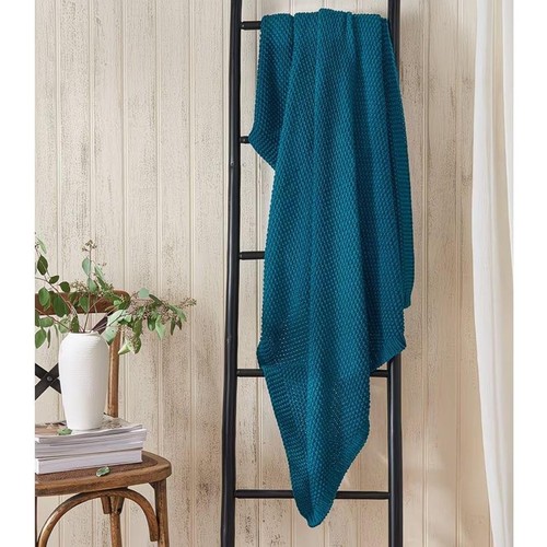 Ultra soft knitted throw - soft,