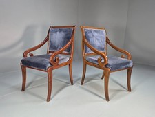 2 Regency Scroll Arm Saloon