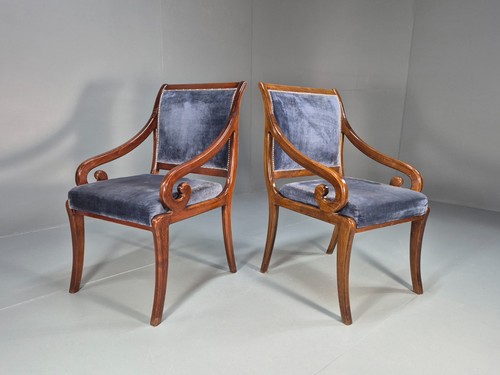 Regency scroll arm - regency, saloon