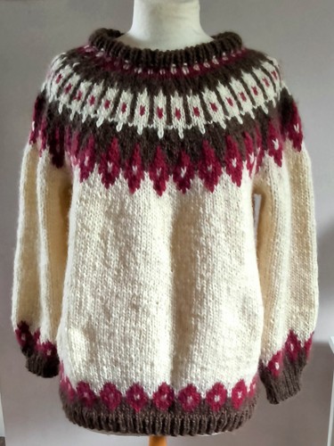 Icelandic lopi wool - lopi, neck