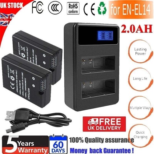 2000mah el14 battery - 2x,