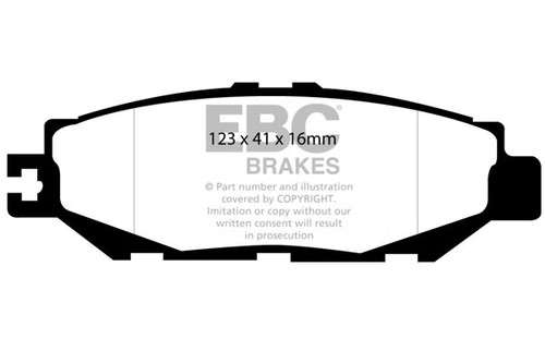 Ebc ultimax rear - ebc, pads