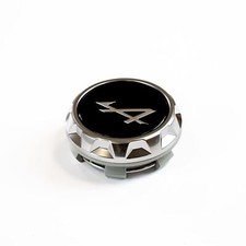 Genuine Alpine A110 Alloy Wheel Centre Hub Cap Trim Logo Black/Chrome 6020016249