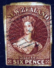 New zealand 1863 six - 1863,