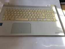 Genuine Tested Toshiba Satellite L50-C-276 Series Palmrest UK Keyboard White SJ3