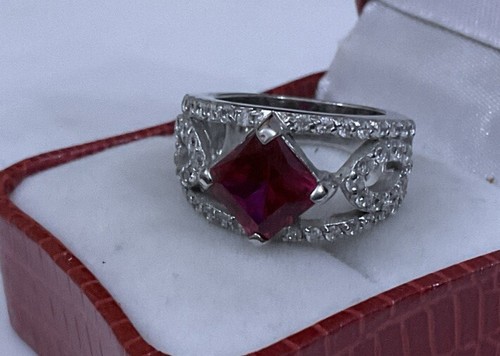 Vtg qvc diamonique square - qvc,