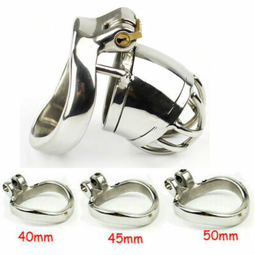 Metal male chastity cage - metal,