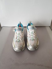 Unisex White  Leather  Fabrics Lacedup Skechers Trainers UK(6.5)EU(39.5) VL-698B