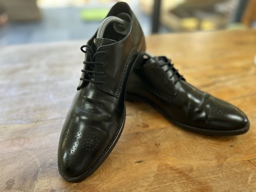 Mens black brogue - mens, 9