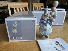 Rare Vintage Hand Signed  Lladro "The Littlest Clown" # 5811 Retired 1990