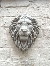 large lions head garden