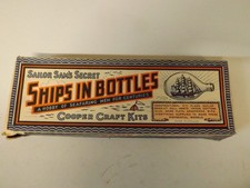Vintage 1930s era Cooper Craft kits sailor sams secret ship in a bottle kit