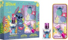 Disney Stitch Kids Perfume & Makeup Gift Set | EDT 30ml, Lip Gloss & Eyeshadow