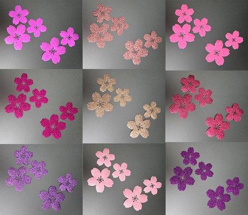 Sakura blossom flower - iron, on