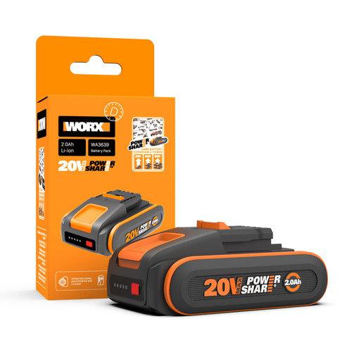Worx powershare cordless 0ah - cordless, 2.0ah