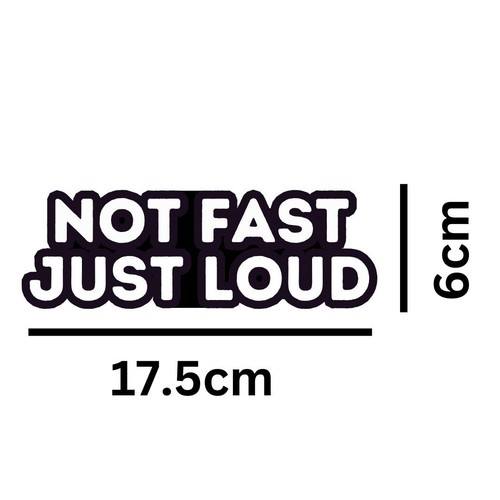Not fast just - fast,