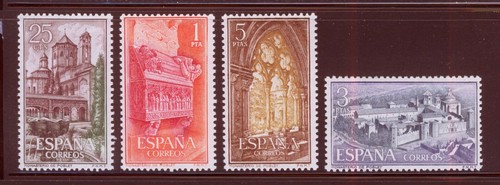 Spanish stamps 1963 poblet - stamps,