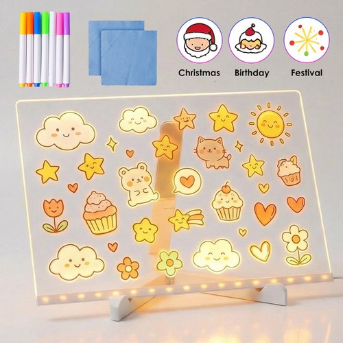 Note board message - message, led