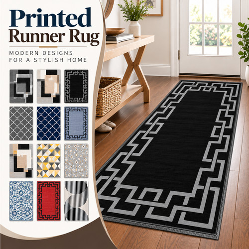Hallway washable runner - hallway,