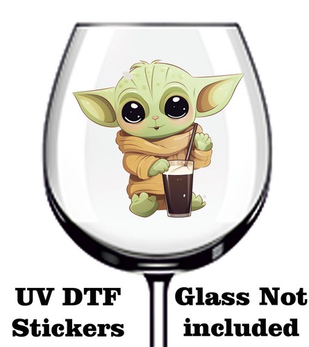 Colourful baby yoda dtf - baby,