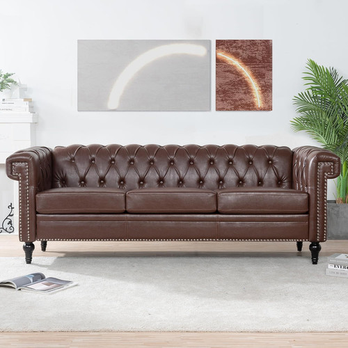 Chesterfield tufted sofa - chesterfield,