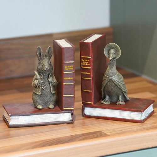 Beatrix potter bookends resin - bookends,