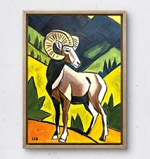 Laeknapes Abstract Art Bighorn