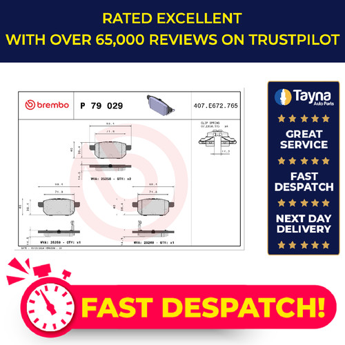 Brake pads set fits - pads,