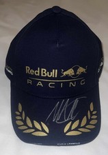 Hand Signed Max Verstappen Red