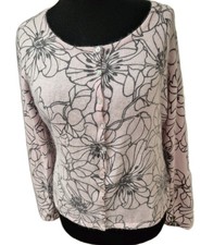 kaliko Cardigan Uk18 Pink Grey