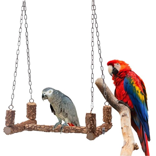 Parrot wooden stand - parrot,