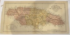 1893 Jamaica Map Stanford