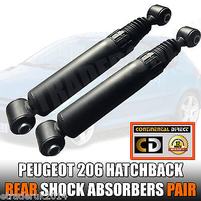 Peugeot 206 gti rear - gti, shock