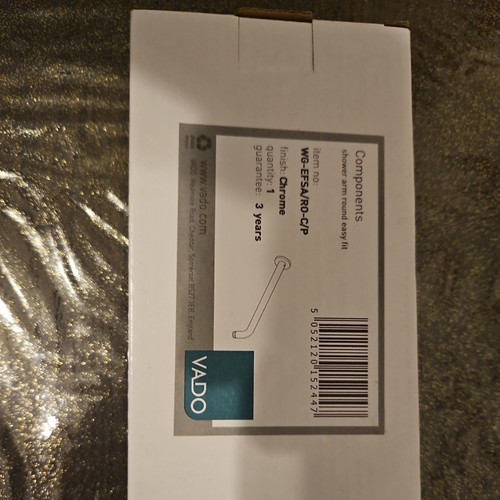 Vado shower arm - round, fit