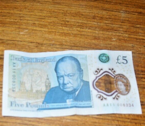 Bank england aa11 five - of,