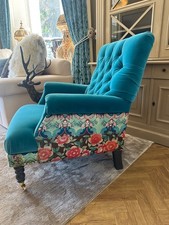 Ex showhome AMAZING John Sankey button backed armchair