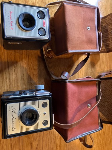 Vintage box cameras - vintage,