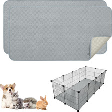 2 Pack Guinea Pig Cage Liner, Guinea Pig Fleece Liners Bedding 61 X 119Cm / 24" 