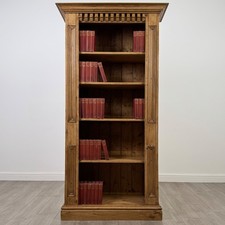 Vintage 20th Century Good Quality Open Bookcase In Pine ( REF AF-4348 )