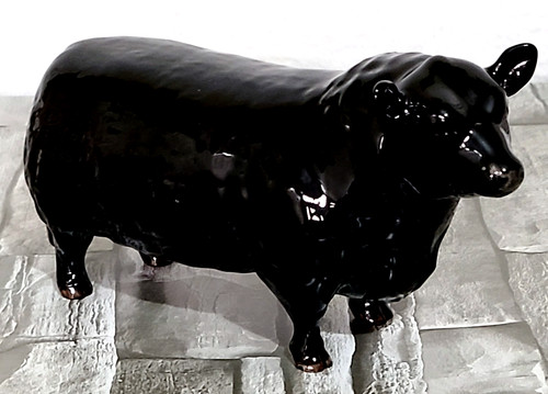Beswick black aberdeen angus - black,