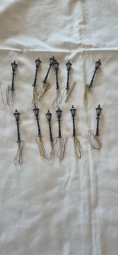 Model railway street lights - model,