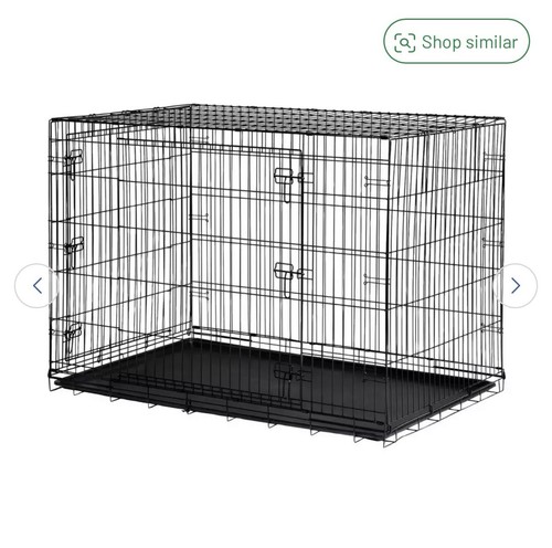 Dog crate twin door - twin,