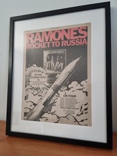 THE RAMONES Original framed