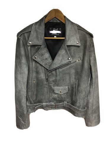 Real leather jacket biker - jacket,