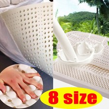 Natural Latex Soft Comfortable Mattress Topper Healthy Sleep ALL Sizes NEW
